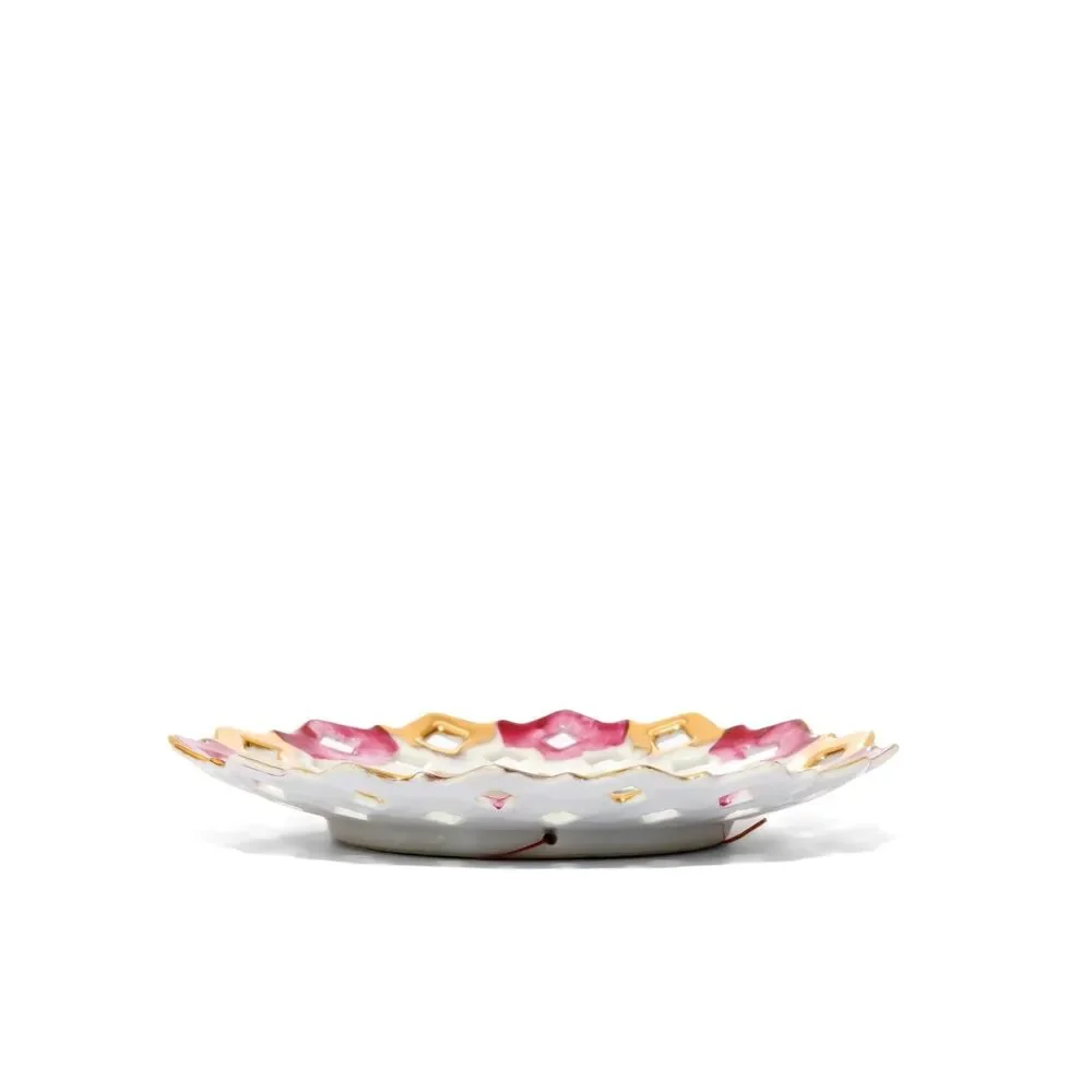 Decorative Dish With Fruit Motif